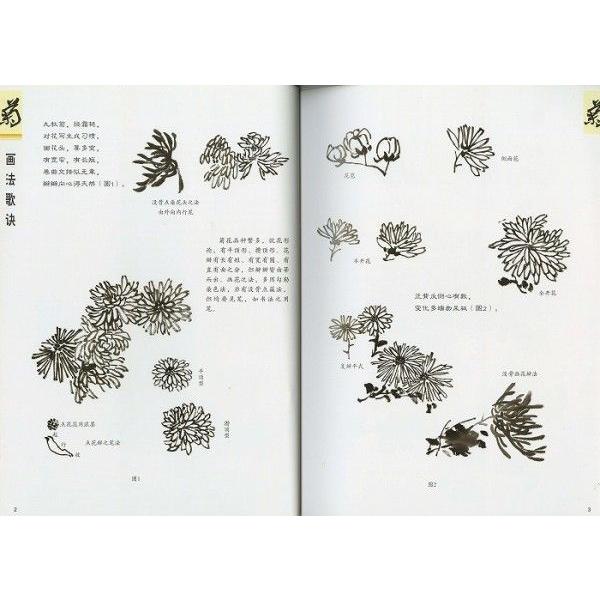 日本画集 墨彩画集 俳画 絵手紙 日本画 美術画集 参考本 菊の描き方 Kk 002 黄河文化店 通販 Yahoo ショッピング