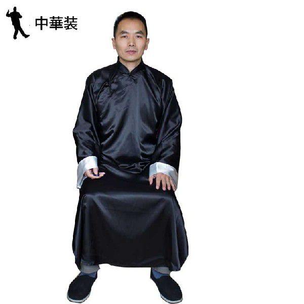 武当 / 服 / 武当山 / 道士服 / カンフー / 武術 / 太極拳 / 衣装 / ブルース・リー 古装　中華装　功夫装長袍　武術服装　功夫装ローブ ポリエステル 全4色