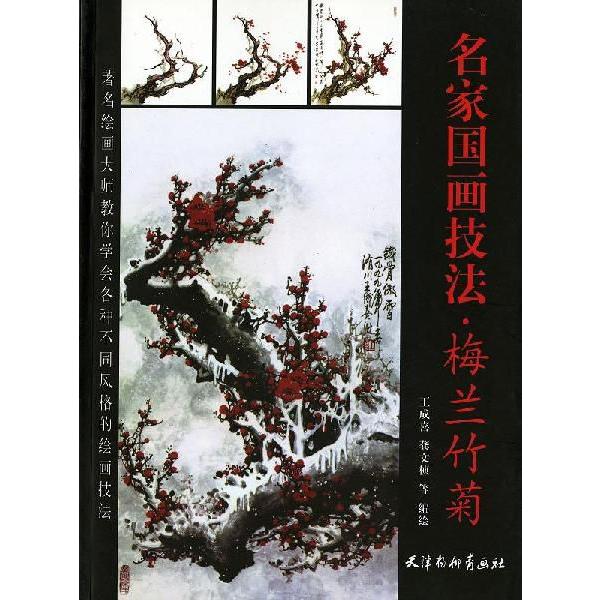水墨画 / 水墨画集 中国画集 墨彩画 絵手紙 日本画 [名家国画技法・梅