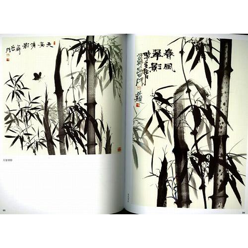 水墨画 / 水墨画集 中国画集 墨彩画 絵手紙 日本画 [名家国家技法