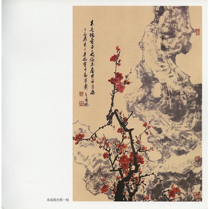 水墨画 / 水墨画集 中国画集 墨彩画 絵手紙 日本画 [毎日一画梅花