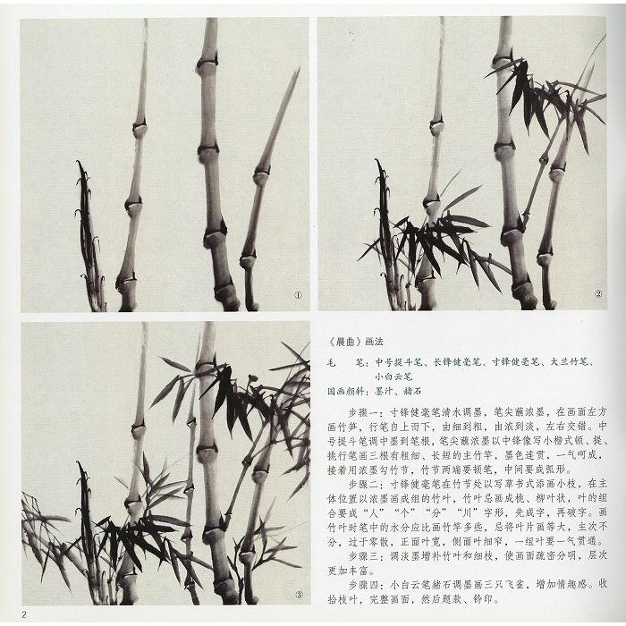 水墨画 / 水墨画集 中国画集 墨彩画 絵手紙 日本画 山水 [毎日一画
