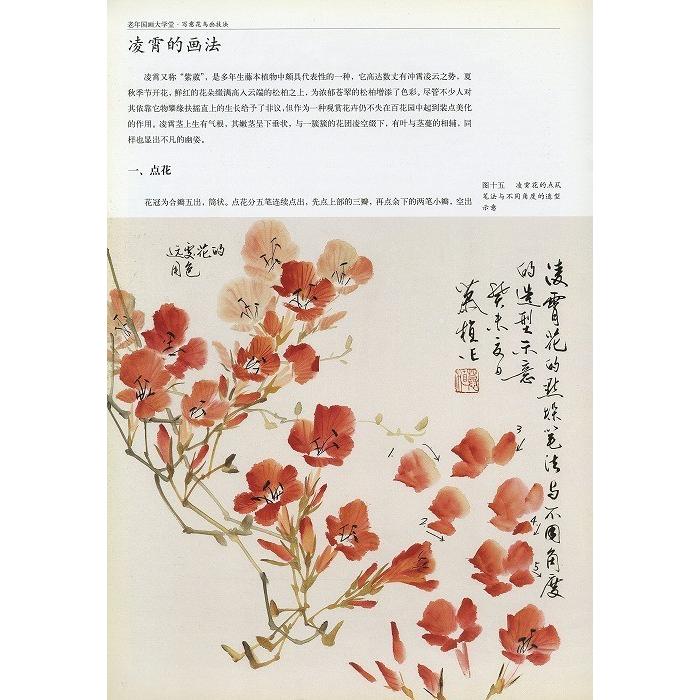 水墨画 / 水墨画集 中国画集 墨彩画 絵手紙 日本画 [老年国画大学堂