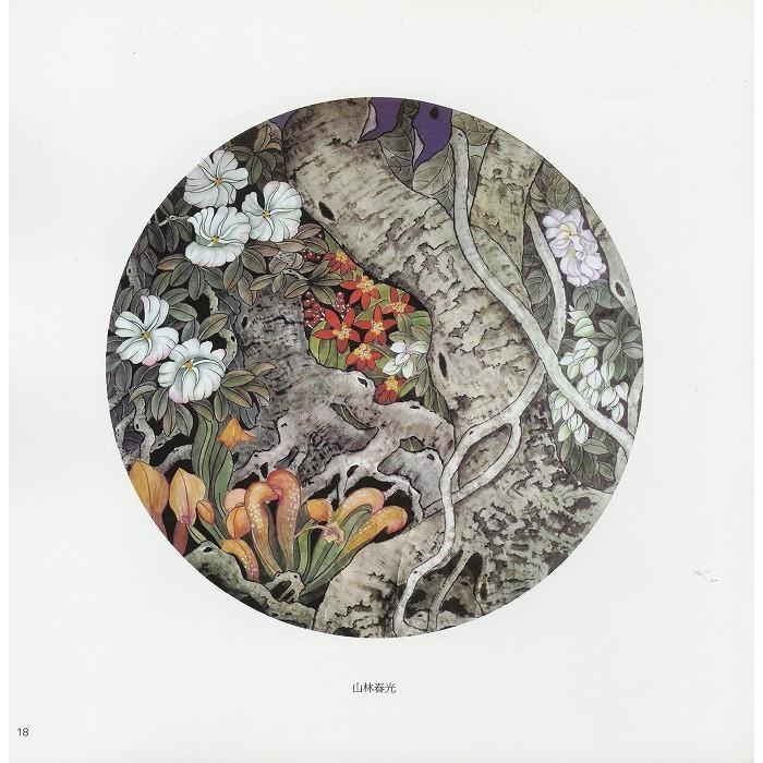 水墨画 / 水墨画集 中国画集 墨彩画 絵手紙 日本画 山水 [工筆花鳥扇面