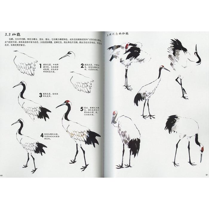 日本画集 墨彩画集 俳画、参考本 [花鳥魚虫] : 黄河文化店 - 通販