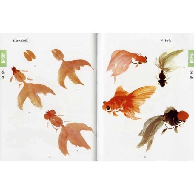 水墨画 / 水墨画集 中国画集 墨彩画 絵手紙 日本画 [届一遊魚] : 黄河