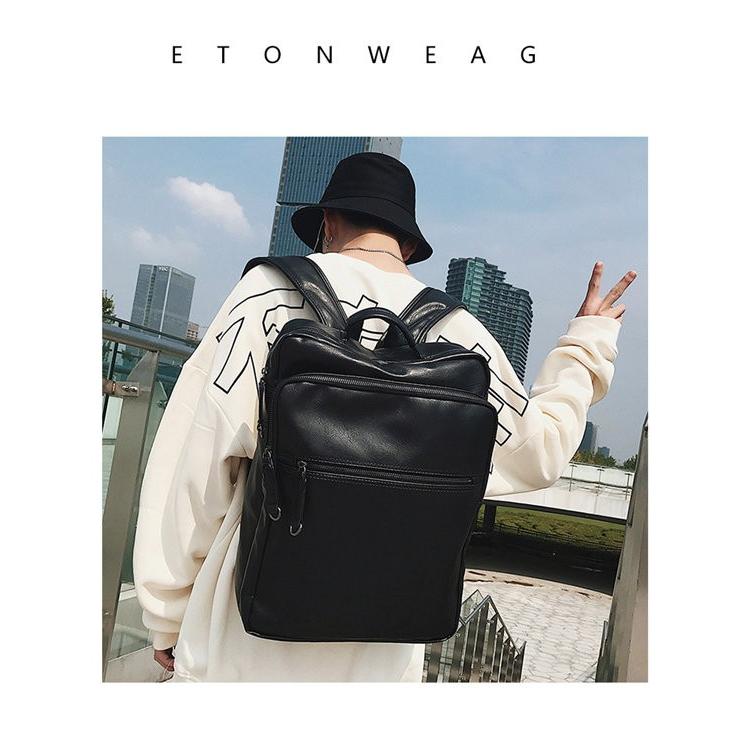 リュックサック リュック バックパック メンズ 簡易 大容量 通学 通勤 多機能 修学旅行 合成皮革 教科書 ブラック 四角 新生活 彼氏 父の日 29marnpgsjb16 コウガレイ屋 通販 Yahoo ショッピング