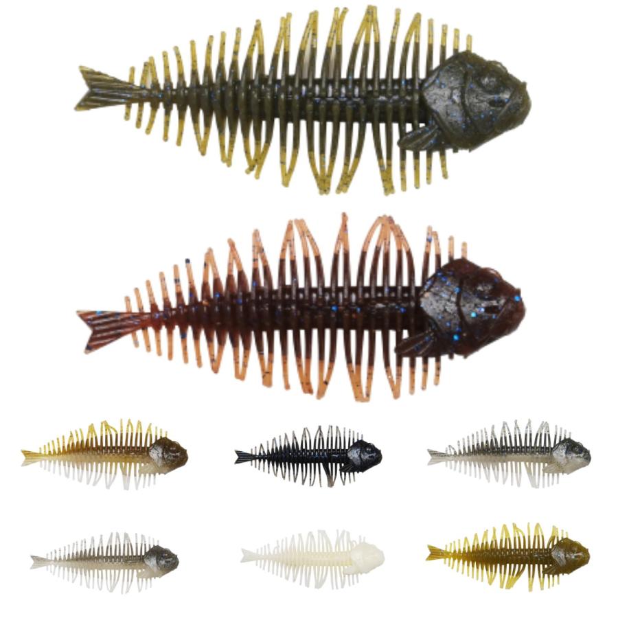 DSTYLE ディスタイル ディースタイル GEELACANTH ギーラカンス 5.8インチ 青木唯 氏 エラストマー リアル ギルフェイス VIROLAテール Feco対応 バス釣り ワーム | DSTYLE