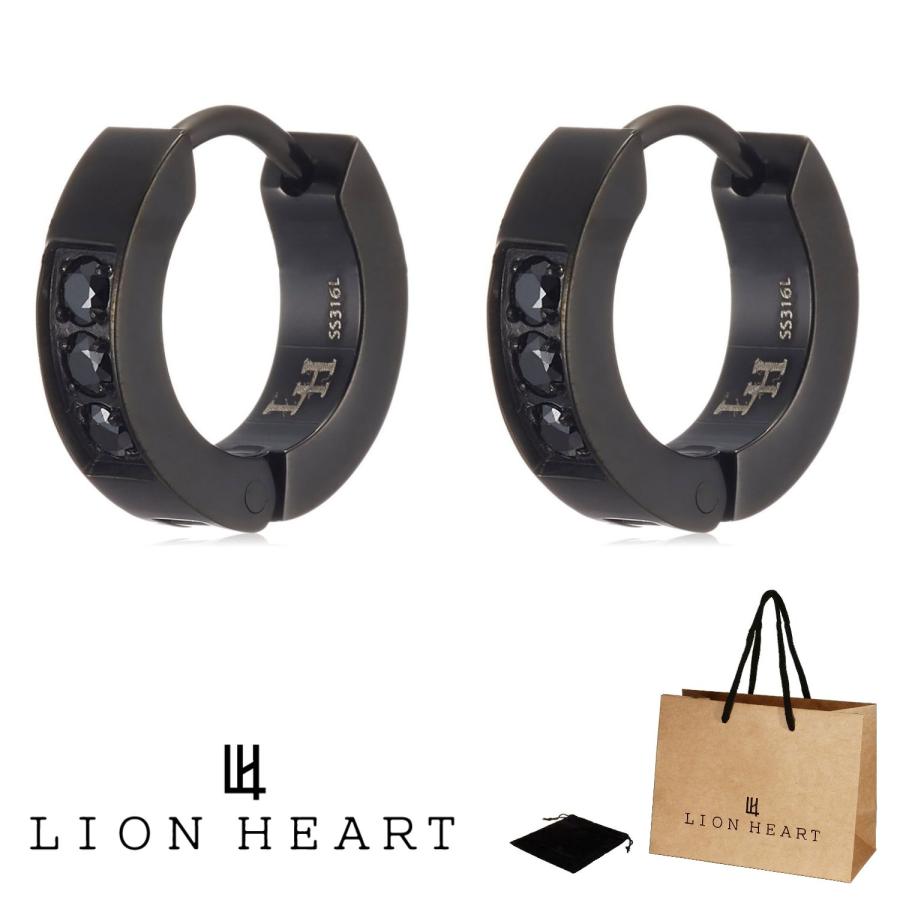 LION HEART ライオンハート ピアス LHMP004N 2点 両耳用 LION HEART（ライオンハート） LION HEART 2点セット 両耳用 フープ