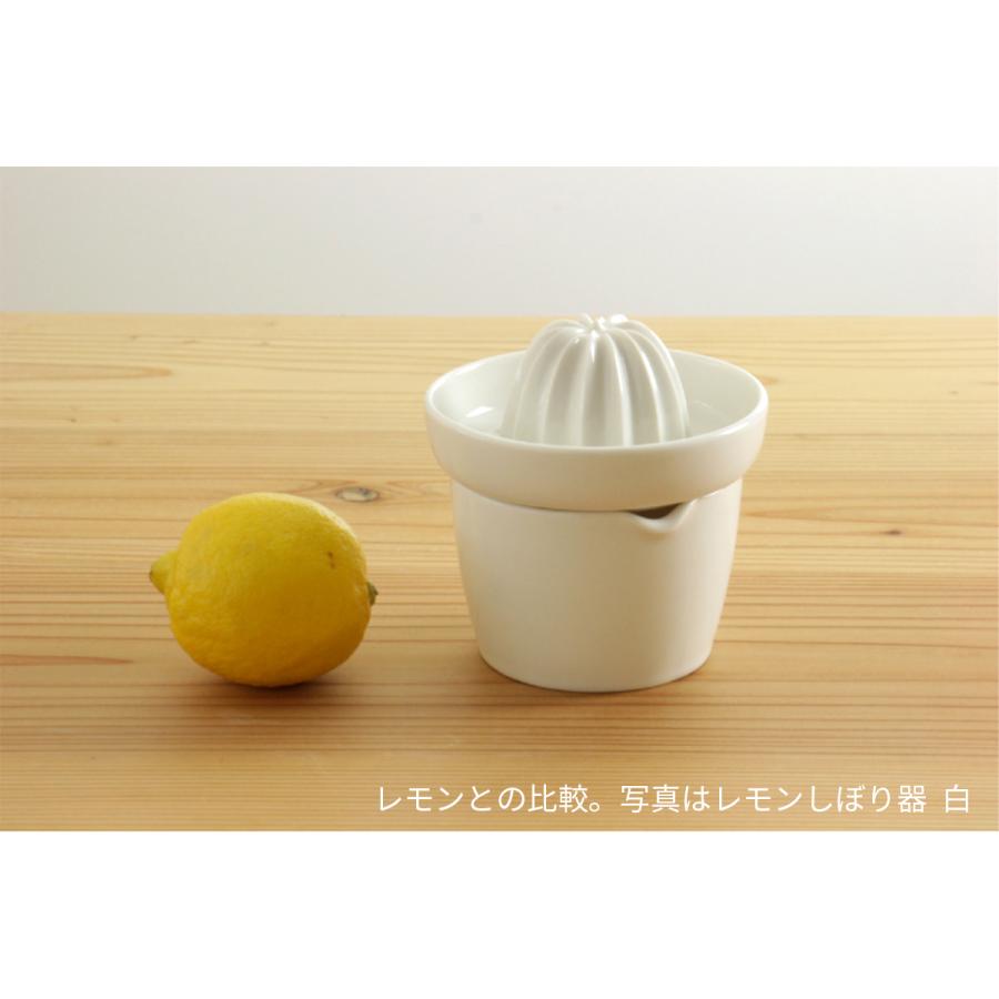 かもしか道具店 レモンのしぼり器 レモン絞り 黒 陶器 : 職人と作家の 