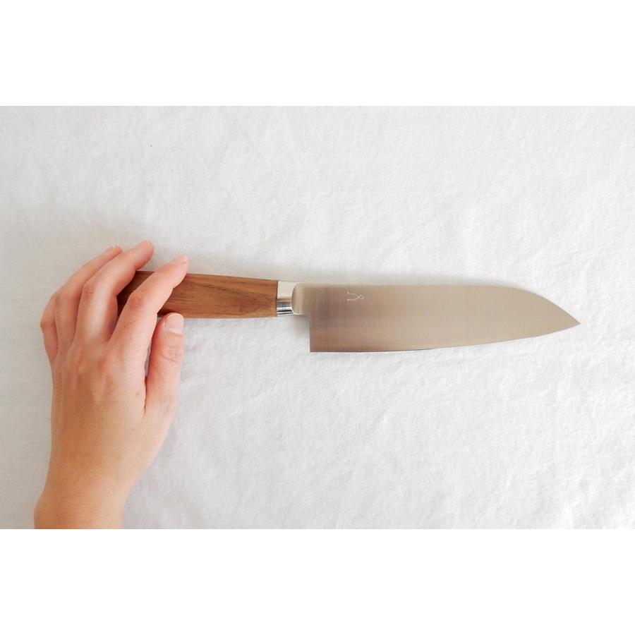 包丁工房タダフサ 万能包丁 170mm 三徳 抗菌炭化木 三徳包丁 タダフサ