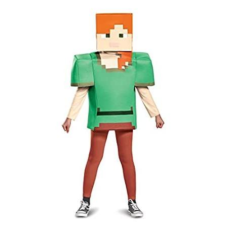 (Large (10-12), Multicolor) - Alex Classic Minecraft Costume, Multicolor, L好評販売中 制服