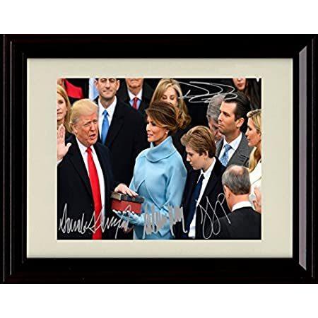 全ての サインフレーム入り大統領就任式レプリカ印刷 – TrumpファミリLooking On好評販売中 その他おもちゃ