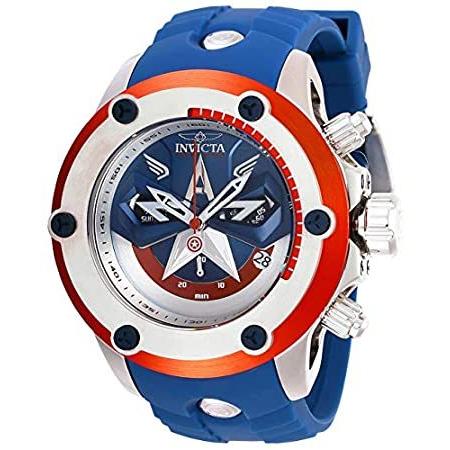 ★お求めやすく価格改定★ ステンレススチール クォーツウォッチ マーベル メンズ Invicta シリコンストラップ (モデル:28420)好評販売中 26 ブルー 腕時計 ★お求めやすく価格改定★ ステンレススチール クォーツウォッチ マーベル メンズ Invicta シリコンストラップ (モデル:28420)好評販売中 26 ブルー 腕時計