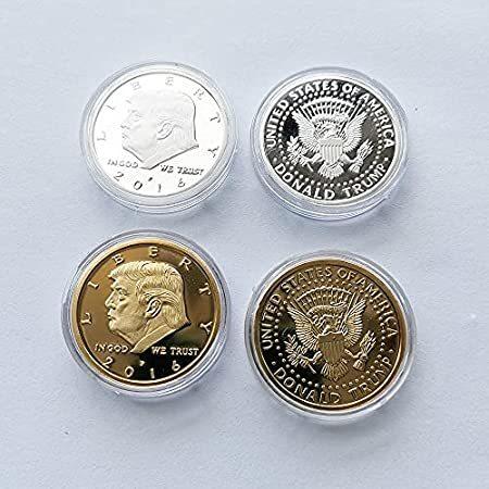 日本初の 2Pcs 好評販売中 Donald Campaign Election Presidential President US 45th 2016 American 硬貨