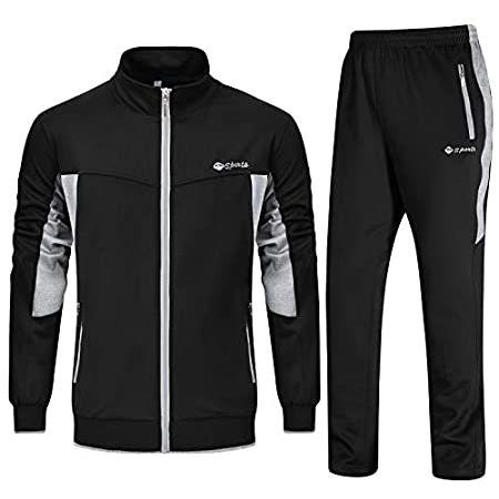 BGOWATU Men's Tracksuits 2 Piece Running Jackets Athletic Pants Sports Suit好評販売中 制服