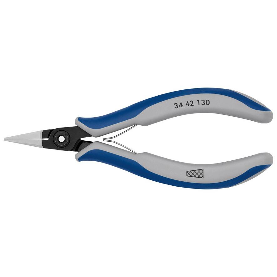 KNIPEX クニペックス 3442-130 精密プライヤー ヒラ クロスメッシュ|kougle-kougle|02
