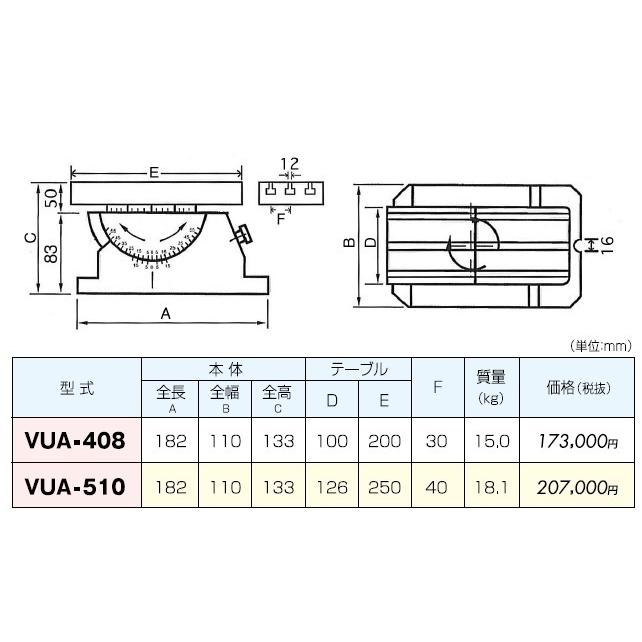 VERTEX(バーテックス) 精密二次元テーブル VUA-510 通販 (代引き不可)(個人宅配送不可)VERTEX バーテックス 精密2次元テーブル (VUA-510)