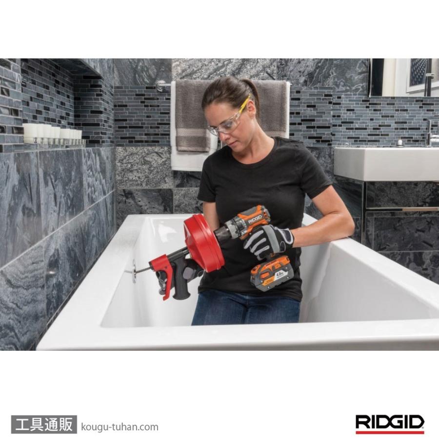 RIDGID 57043 パワースピン+(プラス) ドレンクリーナー : 工具通販 