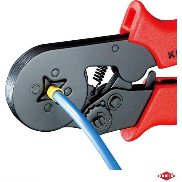 KNIPEX 9753-04SB ワイヤーエンドスリーブ圧着ペンチ (SB KNIPEX 9753-04SB ワイヤーエンドスリーブ圧着ペンチ (SB