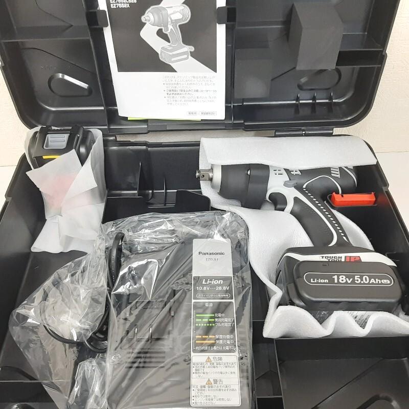 (未使用･未開封品)　パナソニック インパクトレンチ 充電式 18V EZ7552LJ2S-H df5ndr3 Panasonic（パナソニック） 未使用品 ☆ EZ7552LJ2S-H インパクト