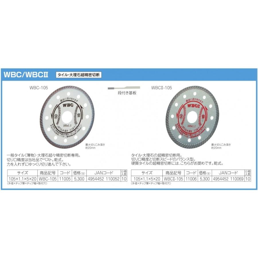 ツボ万 ダイヤモンドカッター タイルWBC-105 : 金物と工具の店山崎