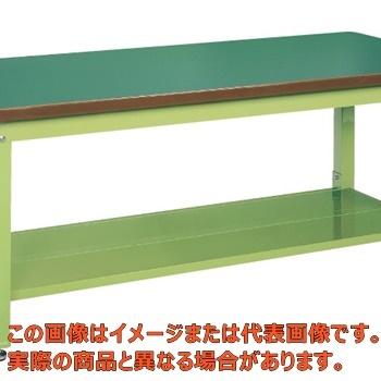 重量作業台ＫＷタイプ（中板２枚付）　ＫＷＦ−１２８Ｔ１【代引不可・配送日時指定不可・個人宅不可】
