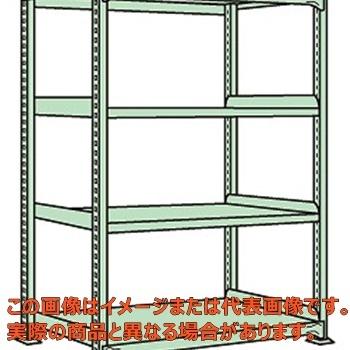 軽中量棚ＮＤ型（１５０ｋｇ／段・単体・高さ１２００ｍｍ・４段タイプ）　ＮＤ−８５１４