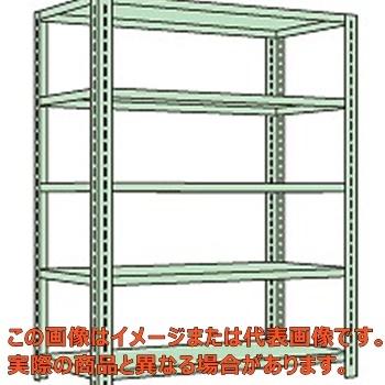 ボルトレスラック中軽量型（１５０ｋｇ／段・高さ１８００ｍｍ・５段タイプ）　ＮＢ−６４１５Ｗ