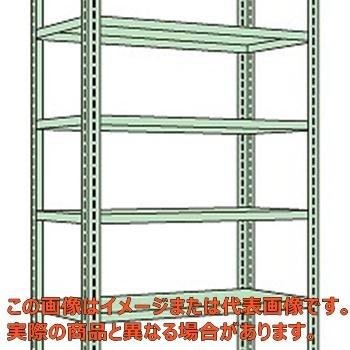 ボルトレスラック中軽量型（１５０ｋｇ／段・高さ２４００ｍｍ・６段タイプ）　ＮＢ−８３２６Ｗ