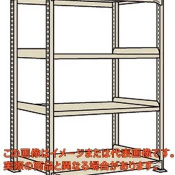 中軽量棚ＭＬＷ型（２５０ｋｇ／段・単体・４段タイプ）　ＭＬＷ−８７４４【代引不可・配送日時指定不可・個人宅不可】