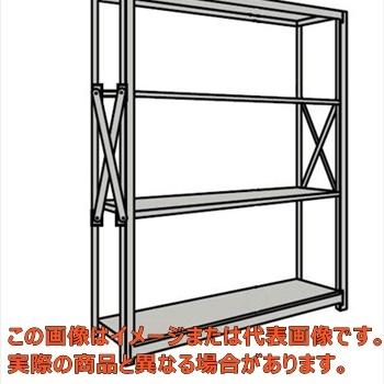 重量棚ＮＲ型（１０００ｋｇ／段・単体・Ｈ２４１０ｍｍ・４段）　ＮＲ−３７６４