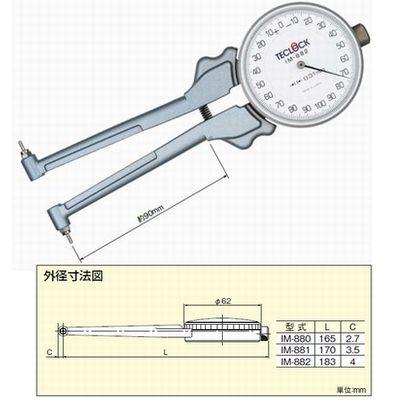 テクロック IM-882 キャリパーゲージ【市川行徳店】【店頭取引限定】【中古】管理番号：IT3JVJPR0WDM ダイヤルキャリパゲ−ジ【IM-882 テクロック】 : 工具箱.com Yahoo!店