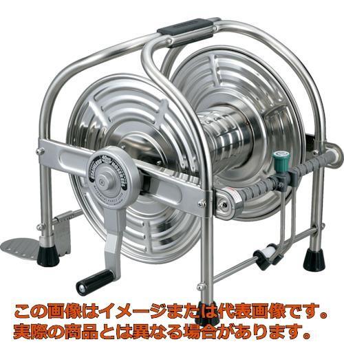 【代引不可・配送日時指定不可】ハタヤ　ステンレス（ＳＵＳ３０４）ホースリール　４０ｍ用リール本体のみ