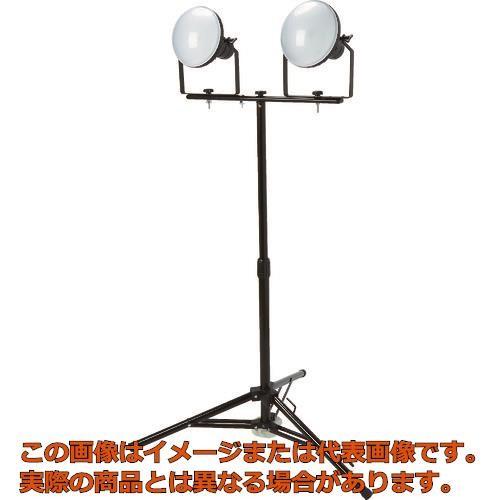 ＴＲＵＳＣＯ　ＬＥＤ投光器　ＤＥＬＫＵＲＯ　三脚タイプ　２灯　５０Ｗ　１０ｍ