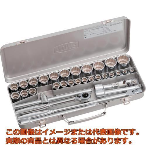 【代引不可・配達日・配達時間帯指定不可】ＴＯＮＥ　ソケットレンチセット　差込角１２．７ｍｍ　３３点セット