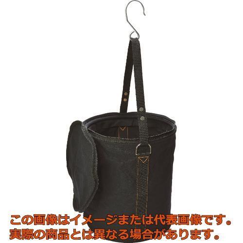 ＴＲＵＳＣＯ　電工バケツ　３００Ｘ３５０　ファスナー蓋付き　Ｓフック大付　ブラック