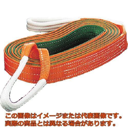 ＴＲＵＳＣＯ　ベルトスリング　ＪＩＳ３等級　両端アイ形　７５ｍｍＸ５．５ｍ