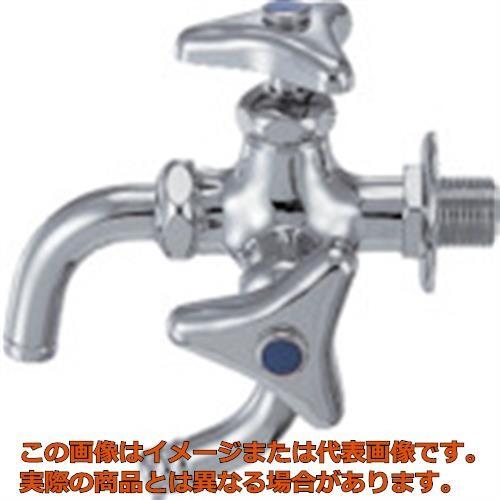 カクダイ 万能ホーム双口水栓 13 : 工具箱.com Yahoo!店 - 通販