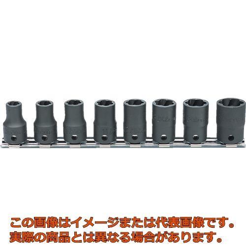 【代引不可・配達日・配達時間帯指定不可】コーケン　ナットツイスターセット差込角９．５ｍｍ８ヶ組