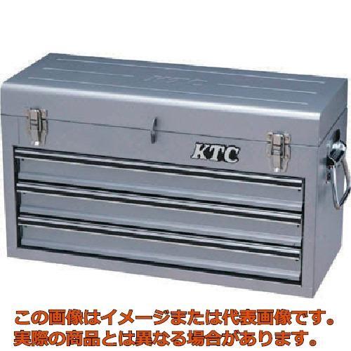 KTC チェスト(3段3引出し)メタリックシルバー : 工具箱 KTC チェスト(3段3引出し)メタリックシルバー : 工具箱