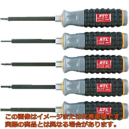 ＫＴＣ　樹脂柄Ｔ型トルクスドライバセット［５本組］