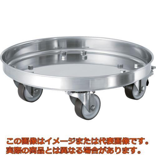 日東　タンク運搬用ステンレス台車　ＳＵＳウレタン車　適用サイズ３６