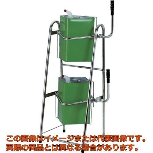 【代引不可・配送日時指定不可】ＭＥＣＨＡＮＩＣＳ　ステンレス一斗缶スタンド　二段式