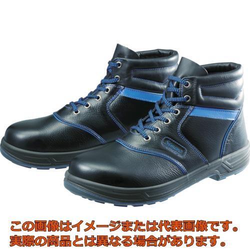 シモン 安全靴 編上靴 SL22−BL黒／ブルー 25．5cm : 工具