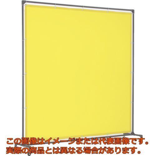 ＴＲＵＳＣＯ　溶接遮光フェンス　２０１５型単体　キャスター　深緑