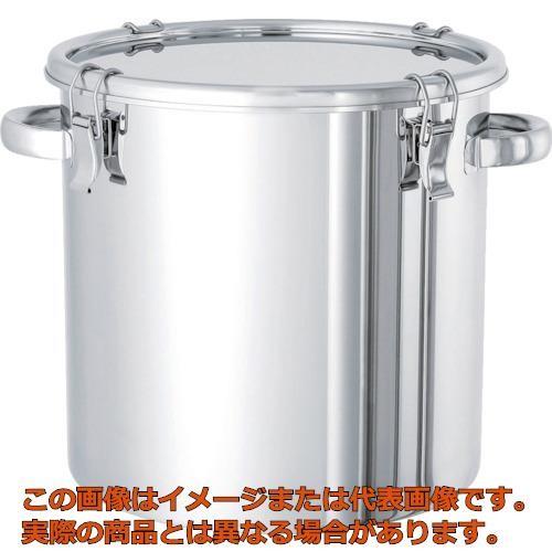 日東　ステンレスタンク　キャッチクリップ式密閉タンク（フタ付）　２０Ｌ