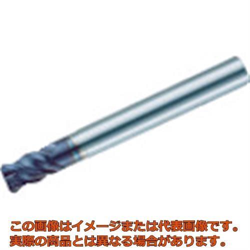 三菱Ｋ　４枚刃インパクトミラクル高能率加工用　超硬テーパネク制振ラジアスエンドミル１ｍｍ
