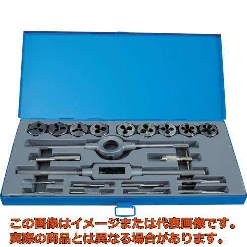 ＴＲＵＳＣＯ　メートルネジ用ハンドタップ、ダイスセット（並目）Ｍ３−Ｍ１６