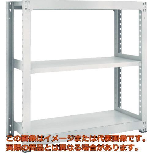 ＴＲＵＳＣＯ　スチールラック　Ｍ３型中量棚　１８００Ｘ７２１ＸＨ１５００　３段　単体　ネオグレー